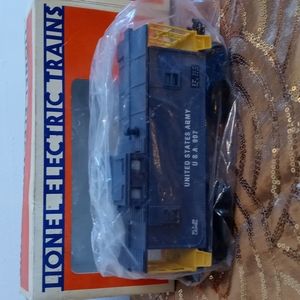 Lionel Electric Train. U.S Army Car New